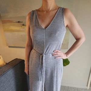 Max Studio Jumpsuit Striped Ankle Length